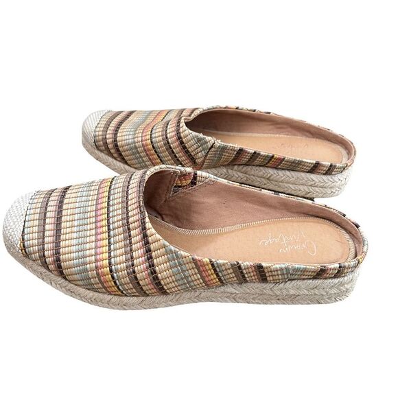 Crown Vintage Lonari Slip On Espadrille Comfort Mule Sandals Shoes - Picture 2 of 9